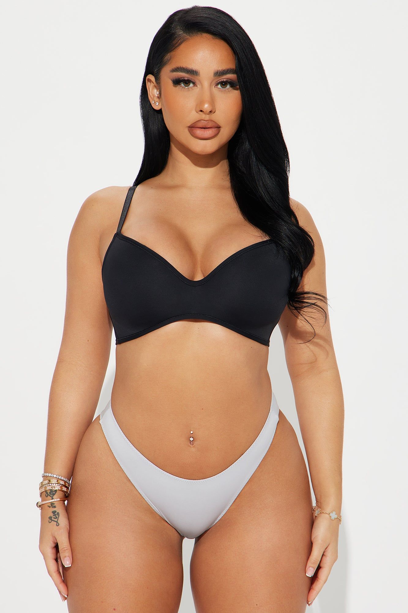 Feels Like Love Microfiber Bikini Panty - Grey sold by Fashion Nova product image thumbnail 2