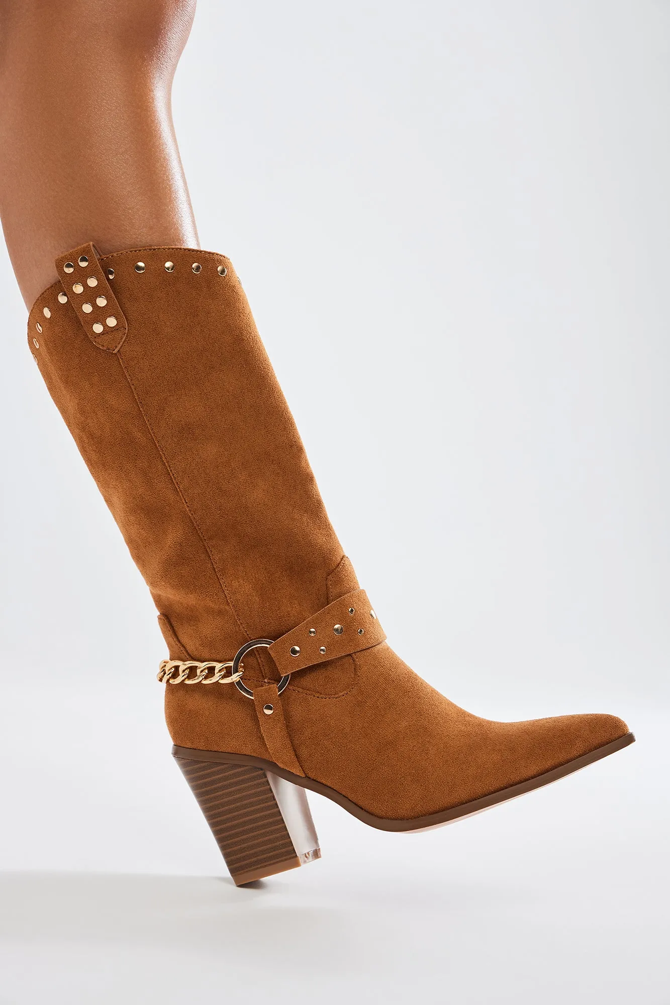 Same Old Ways Cowboy Boots - Tan sold by Fashion Nova product image thumbnail 3