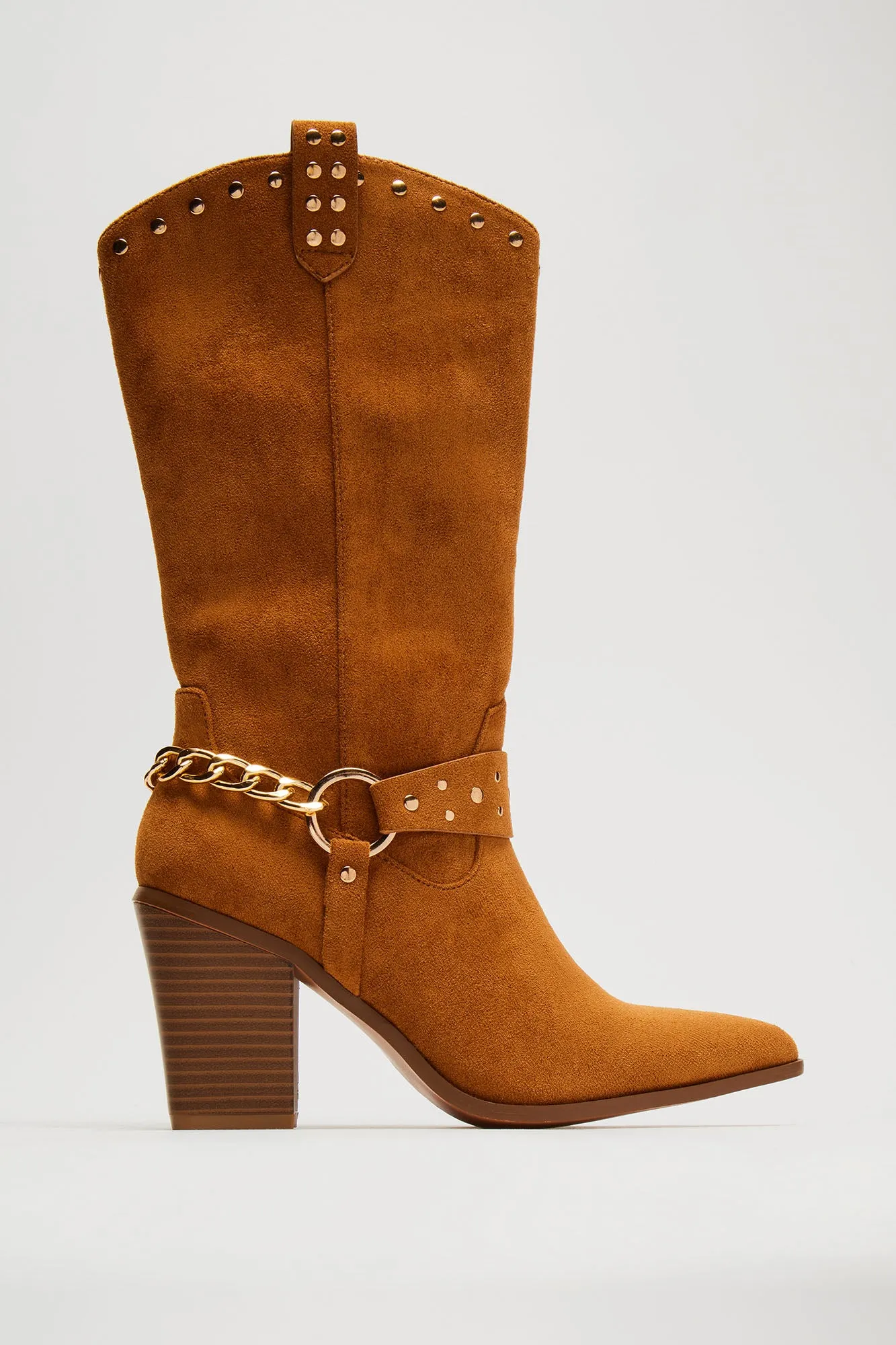 Same Old Ways Cowboy Boots - Tan sold by Fashion Nova product image thumbnail 2