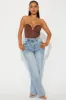 Looks Kill Tube Top - Brown sold by Fashion Nova