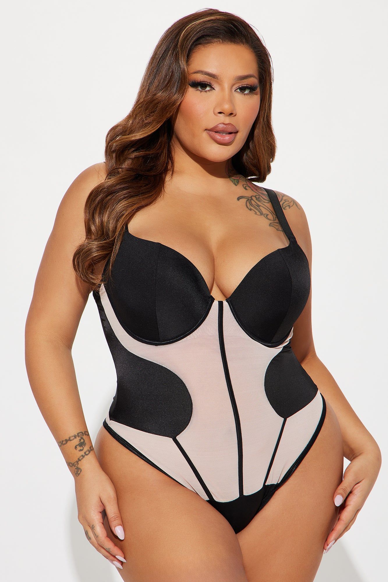 Drive You Crazy Mesh Teddy - Black sold by Fashion Nova product image thumbnail 4