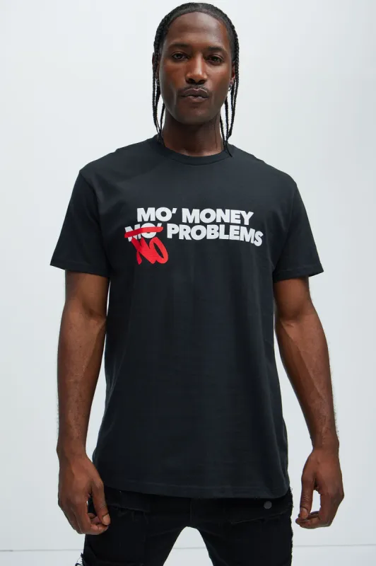 No Problems Short Sleeve Tee - Black sold by Fashion Nova
