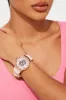 Ed Hardy Skull And Roses Watch - Blush sold by Fashion Nova