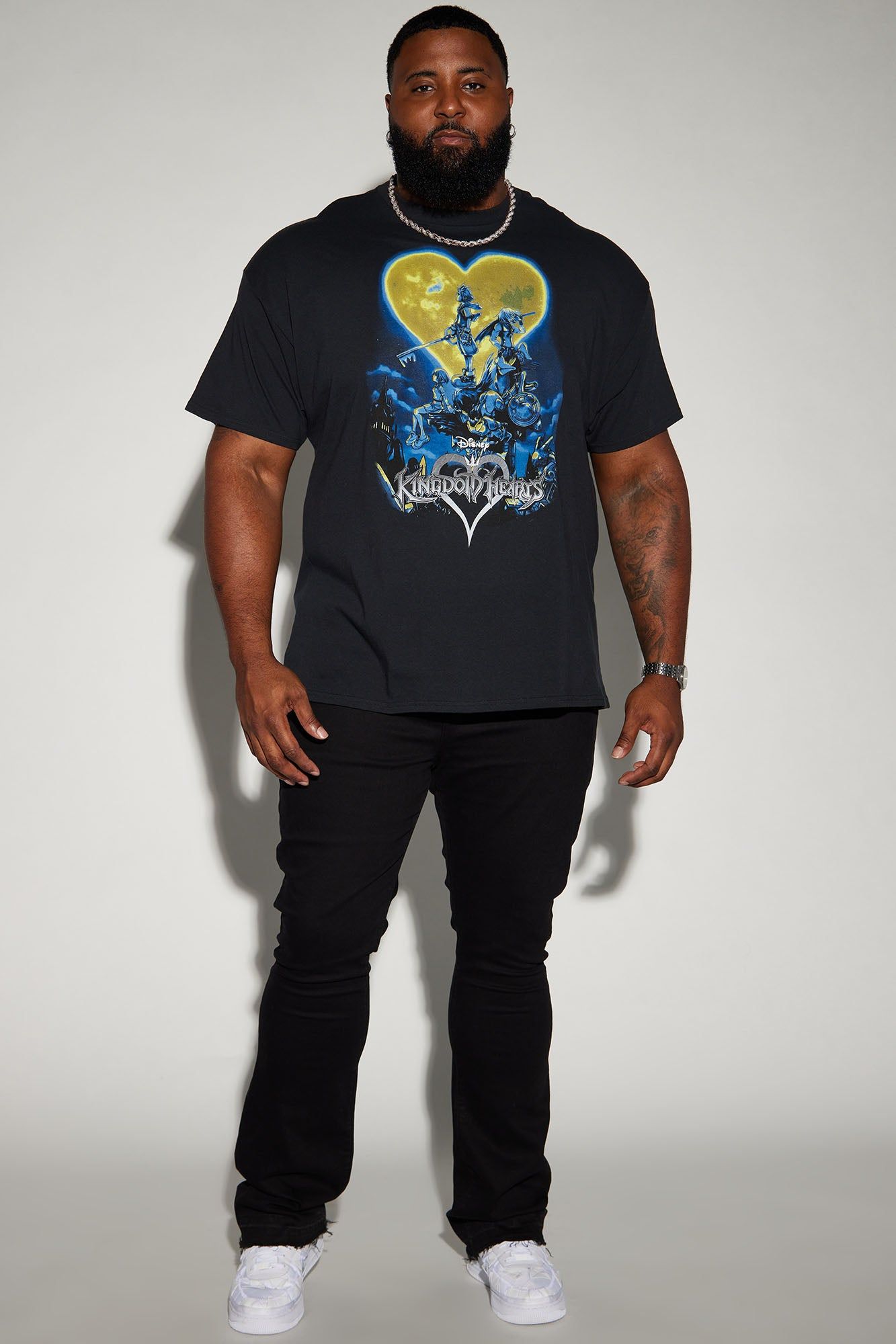 Kingdom Hearts Poster 3 Graphic Short Sleeve Tee - Black sold by Fashion Nova product image thumbnail 5