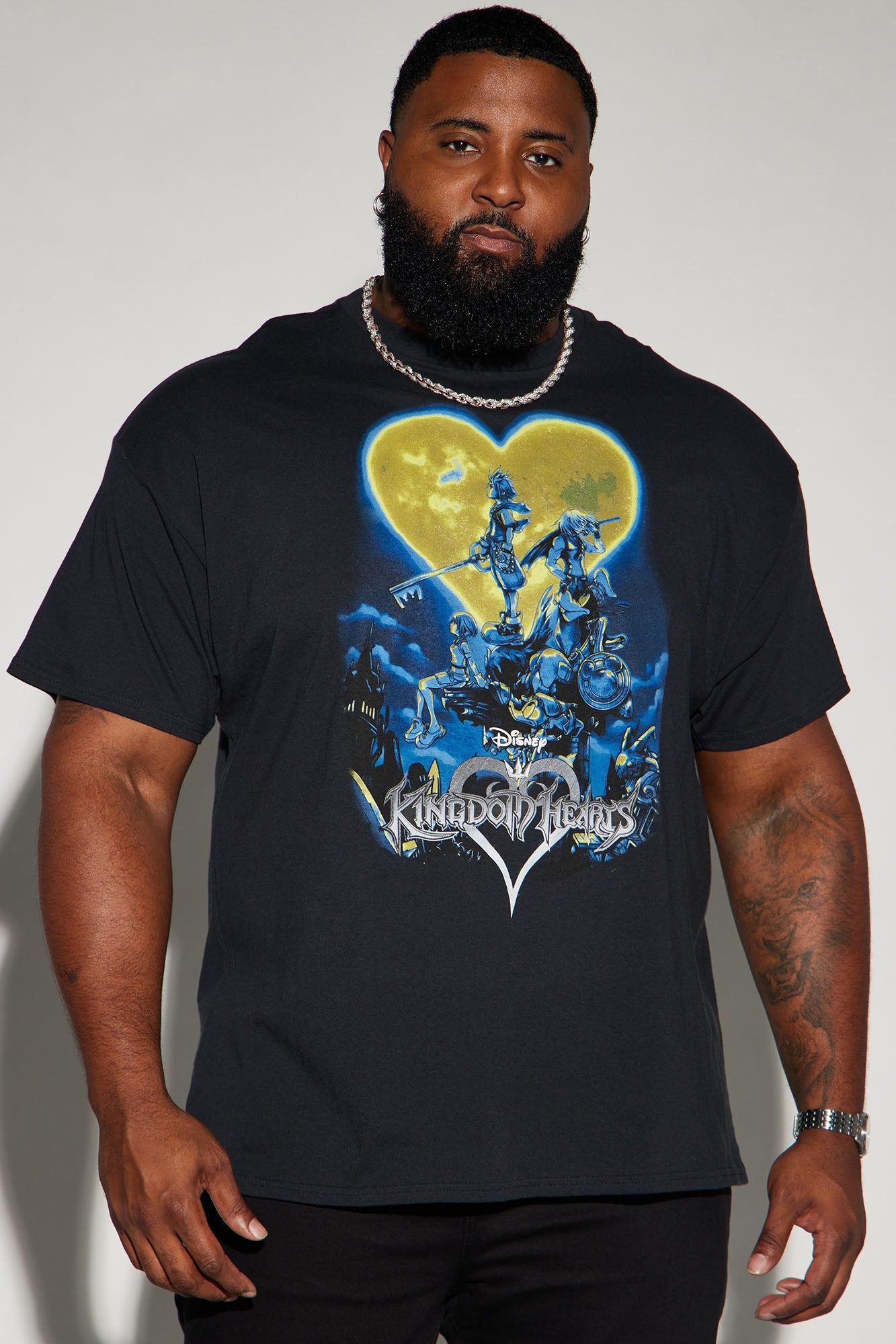 Kingdom Hearts Poster 3 Graphic Short Sleeve Tee - Black sold by Fashion Nova product image thumbnail 4