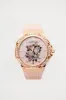 Ed Hardy Skull And Roses Watch - Blush sold by Fashion Nova