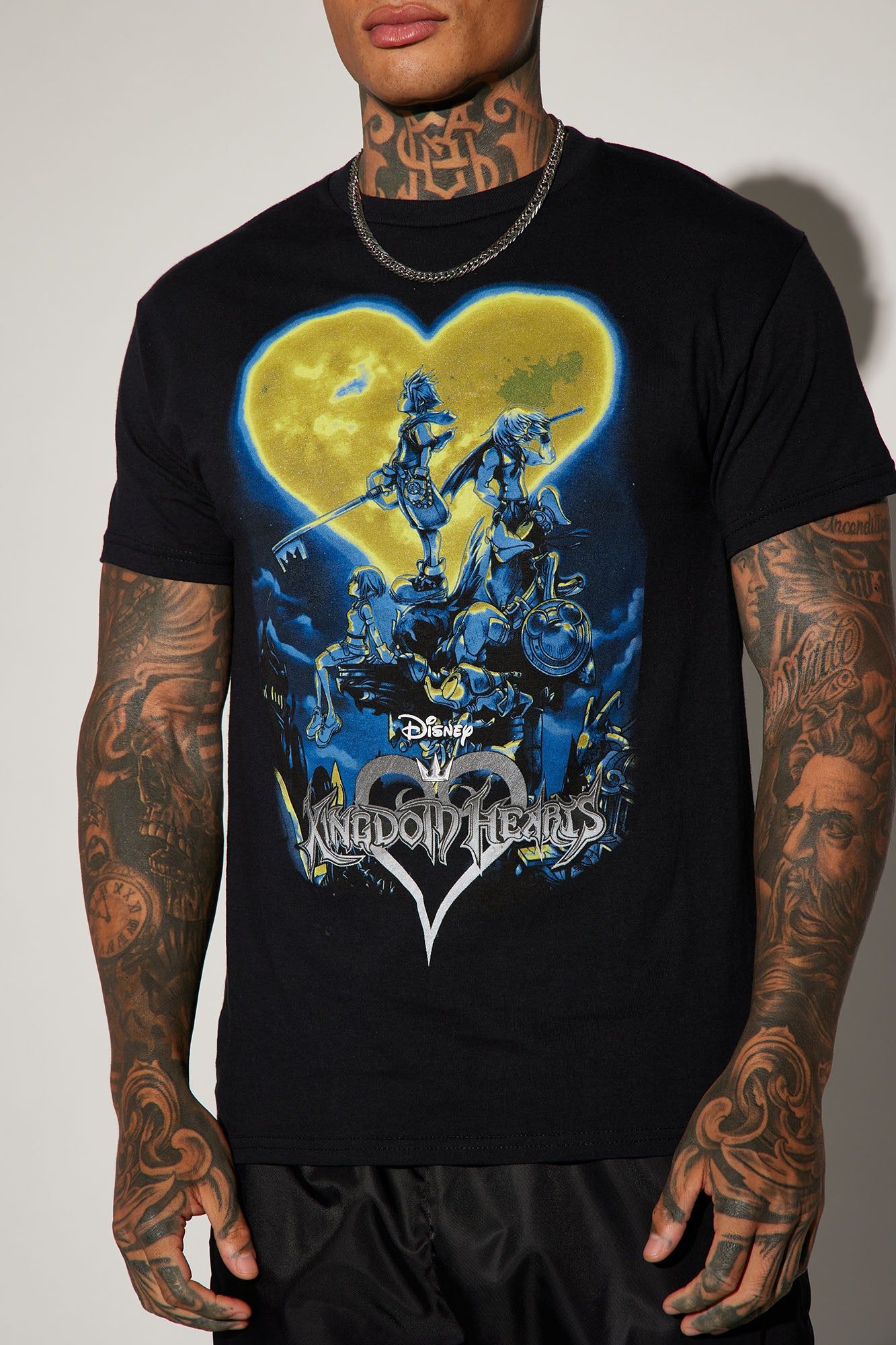 Kingdom Hearts Poster 3 Graphic Short Sleeve Tee - Black sold by Fashion Nova product image thumbnail 3