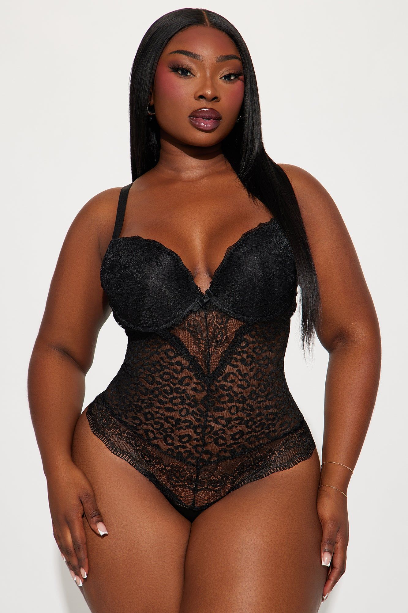 What A Night Lace Teddy - Black sold by Fashion Nova