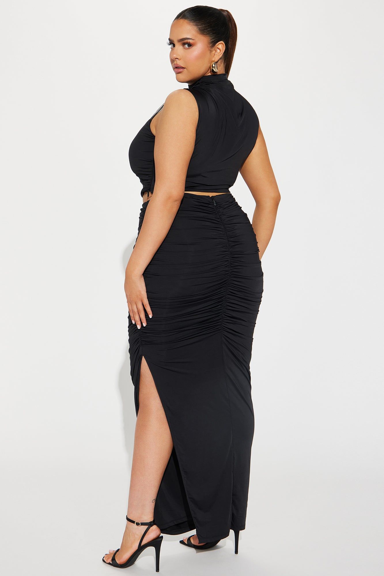 Gorgeous You Double Lined Skirt Set - Black sold by Fashion Nova product image thumbnail 6