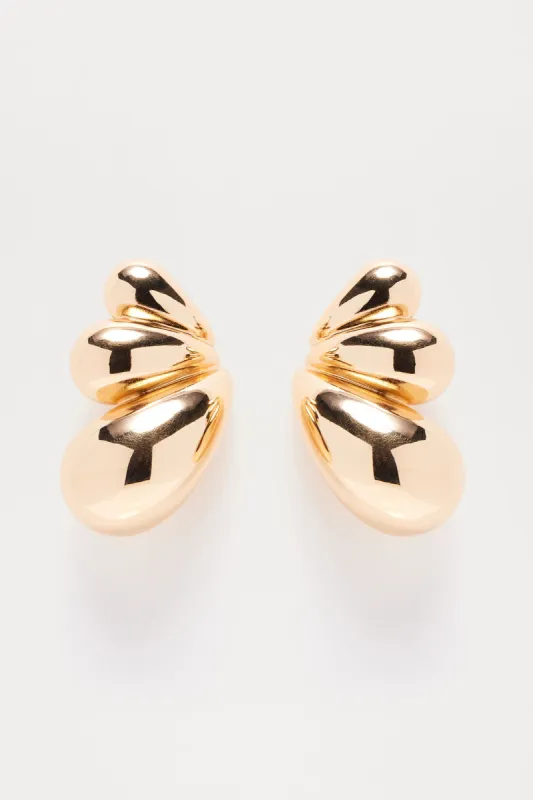 Bubble Fly Earrings - Gold sold by Fashion Nova