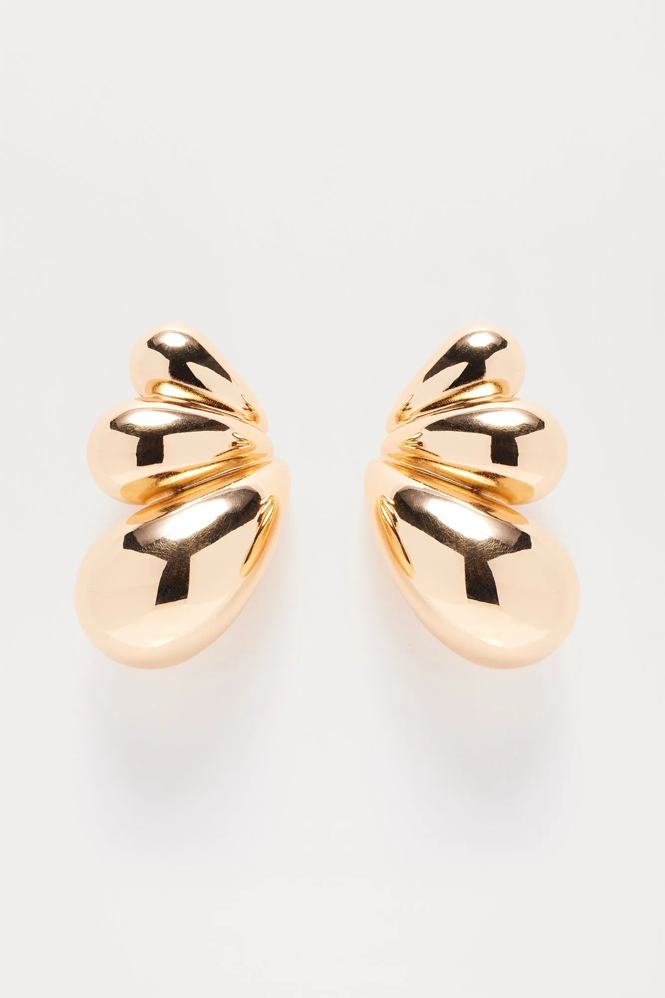 Bubble Fly Earrings - Gold sold by Fashion Nova