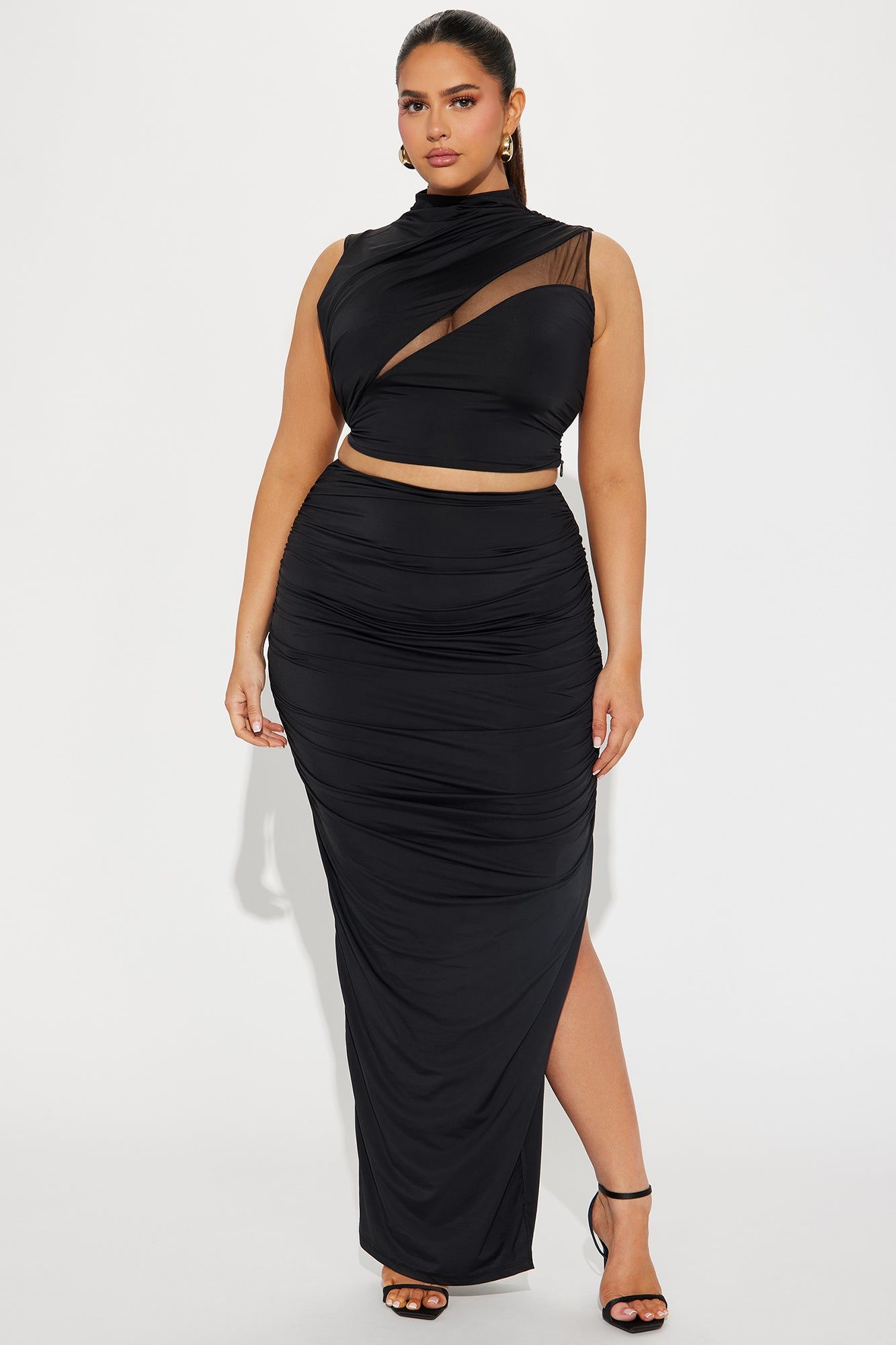 Gorgeous You Double Lined Skirt Set - Black sold by Fashion Nova product image thumbnail 4