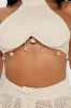 Collecting Shells Crochet Pant Set - Beige sold by Fashion Nova