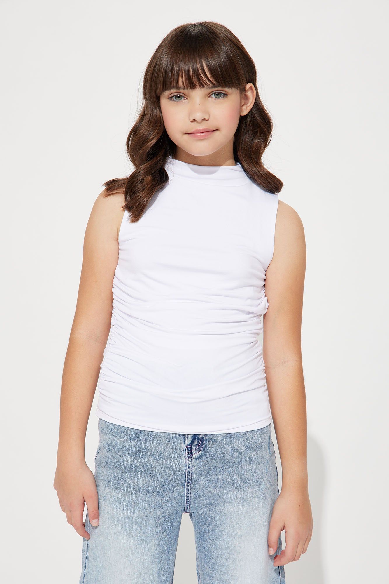 Mini Demy Double Lined Top - White sold by Fashion Nova