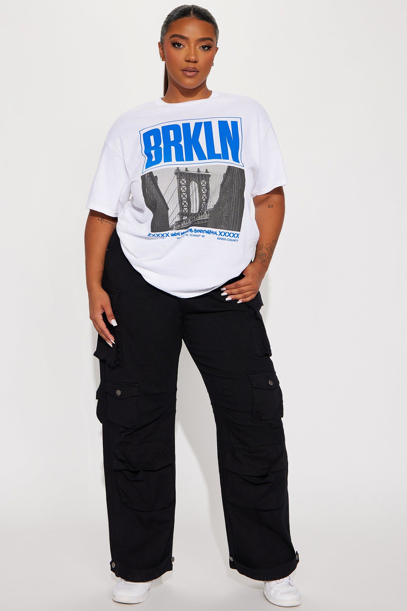 Brooklyn Baby Short Sleeve Tshirt - White sold by Fashion Nova product image thumbnail 2