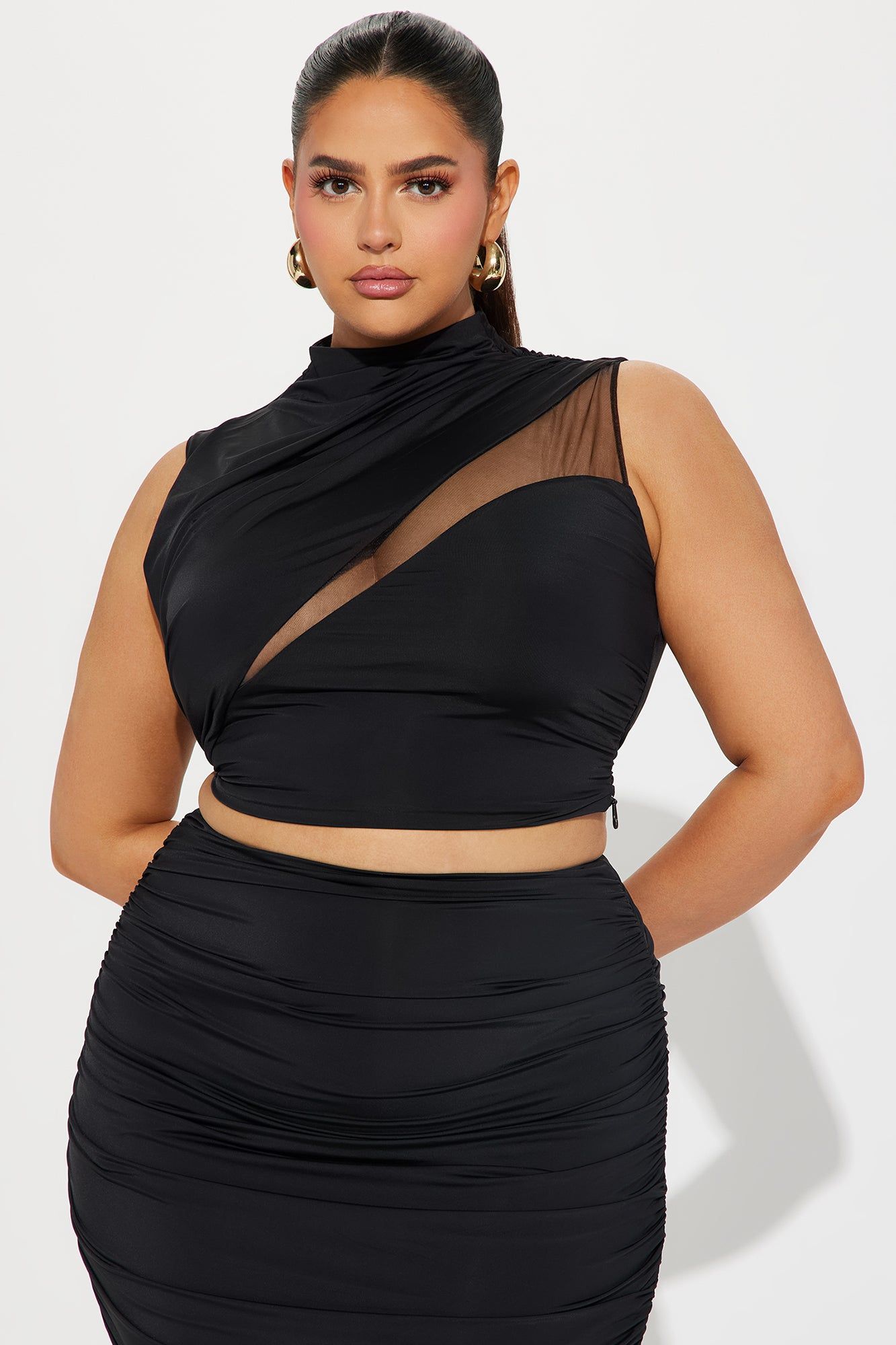 Gorgeous You Double Lined Skirt Set - Black sold by Fashion Nova product image thumbnail 5
