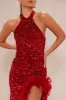 Alani Sequin Gown - Red sold by Fashion Nova