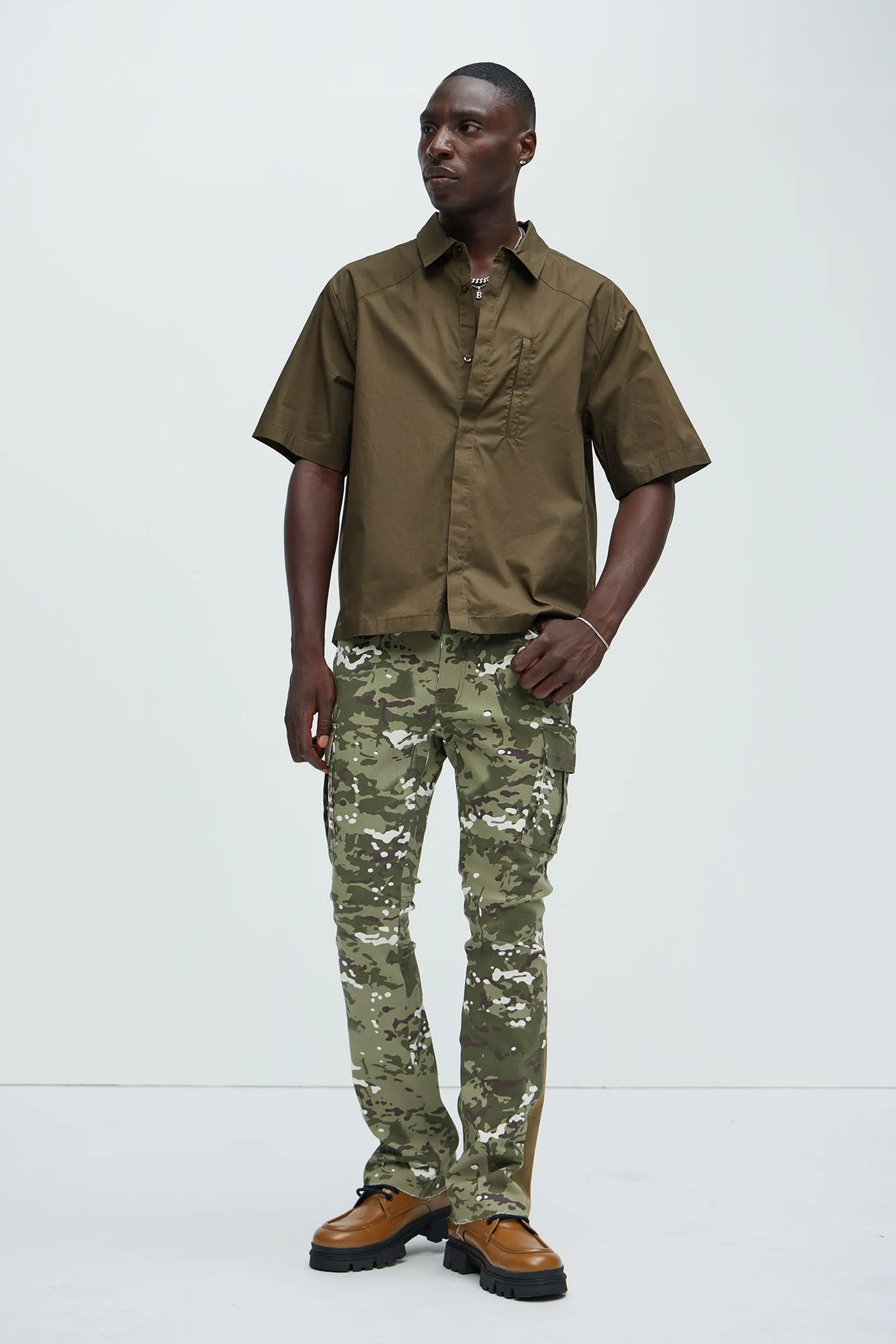 Vinton Shirt - Olive sold by Fashion Nova product image thumbnail 2