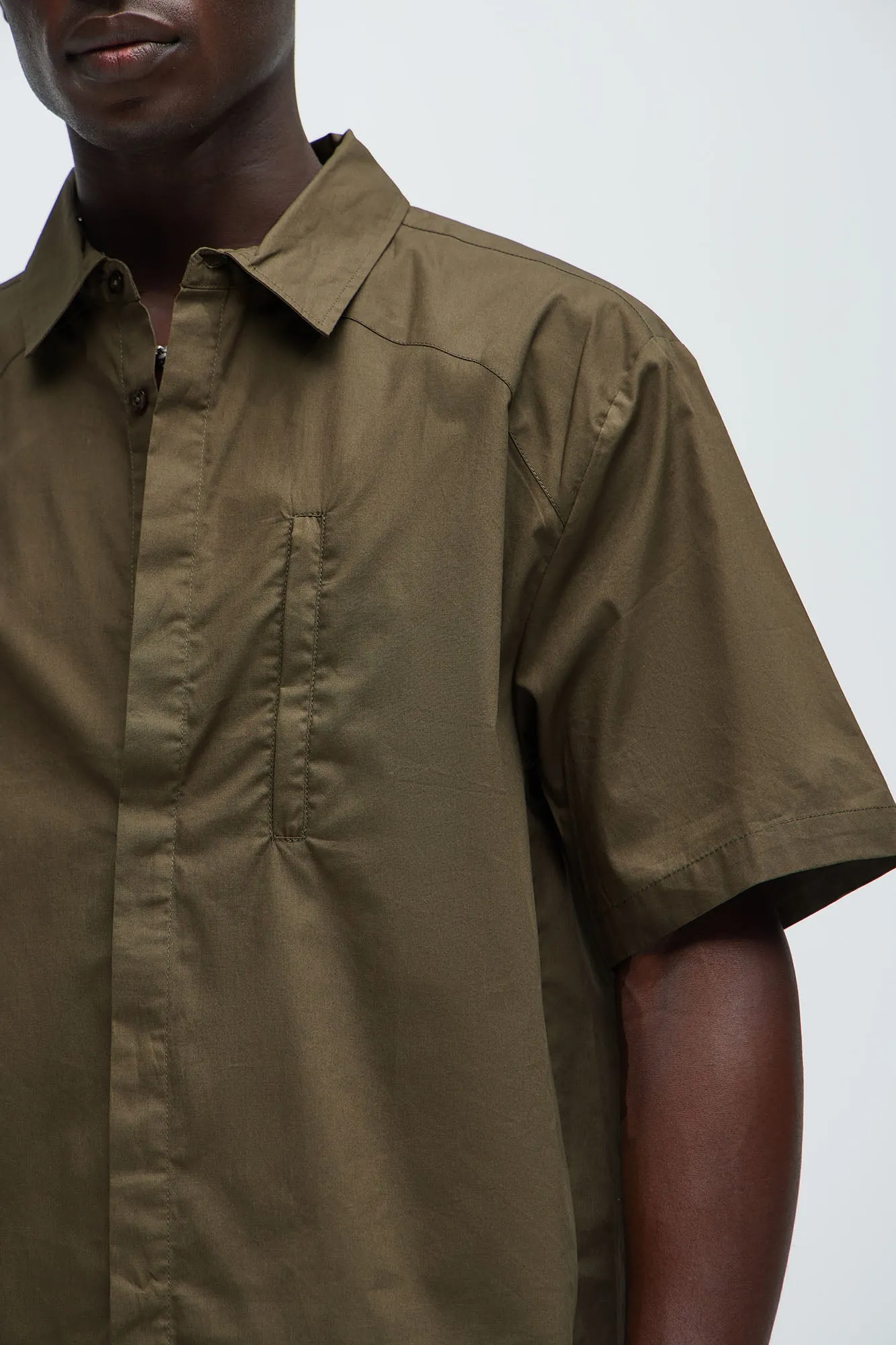 Vinton Shirt - Olive sold by Fashion Nova product image thumbnail 3
