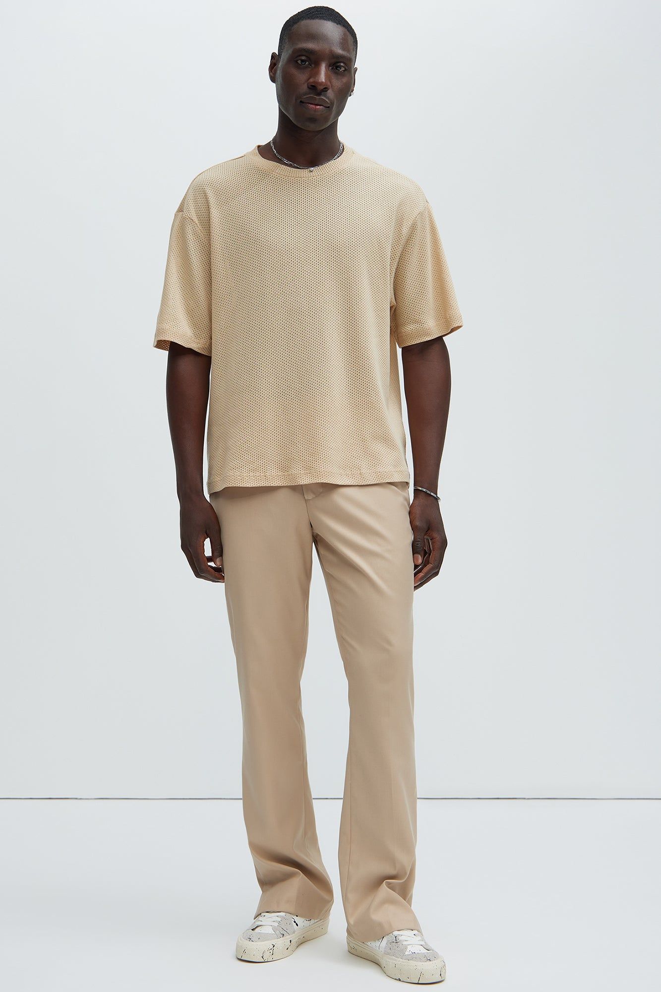 Randall Relaxed Textured Tee - Tan sold by Fashion Nova product image thumbnail 2