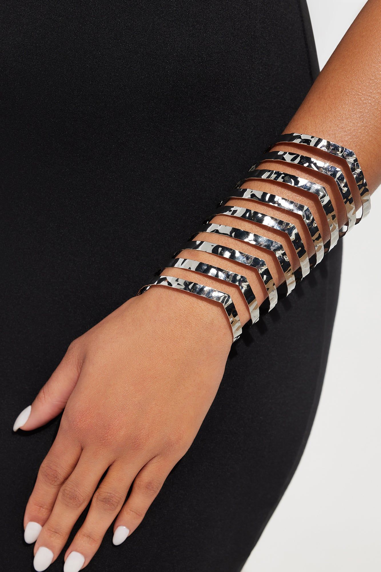 Beachy Waves Cuff - Silver sold by Fashion Nova