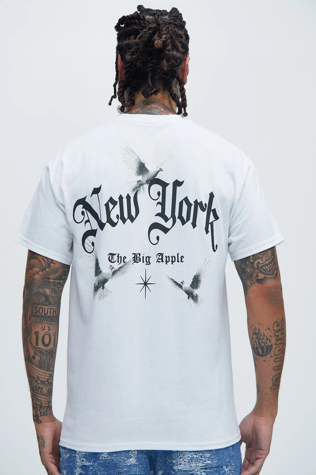 New York The Big Apple Short Sleeve - White sold by Fashion Nova product image thumbnail 4