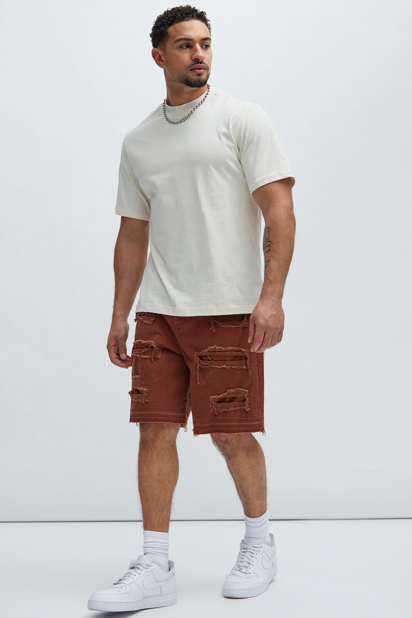 Irving Relaxed Shorts - Chocolate sold by Fashion Nova product image thumbnail 2