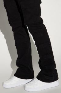 Cadell Stacked Slim Flare Cargo Pants - Black sold by Fashion Nova