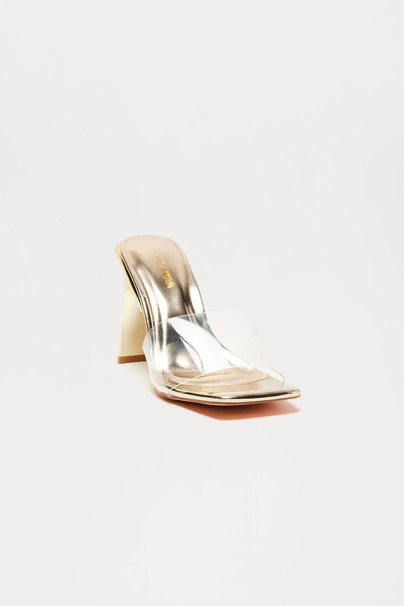 Amina Heeled Mules - Gold sold by Fashion Nova product image thumbnail 3