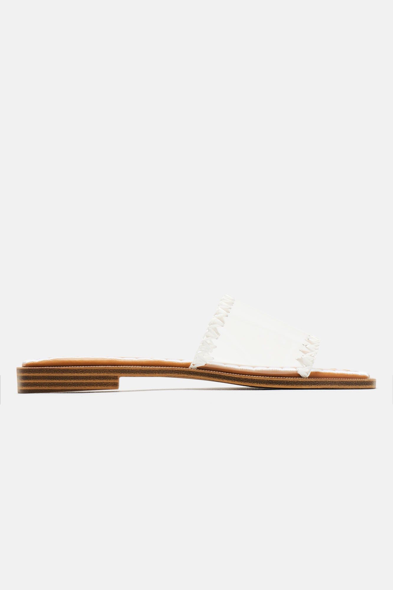 Alexia Flat Sandals - White sold by Fashion Nova product image thumbnail 5
