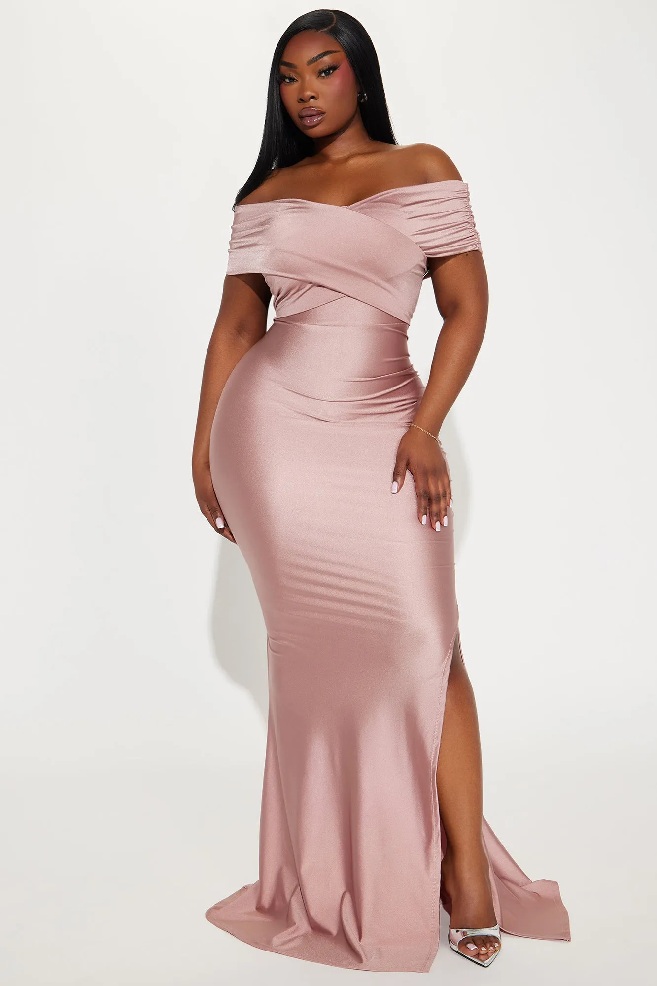 Ignore The Romance Maxi Dress - Mauve sold by Fashion Nova product image thumbnail 4