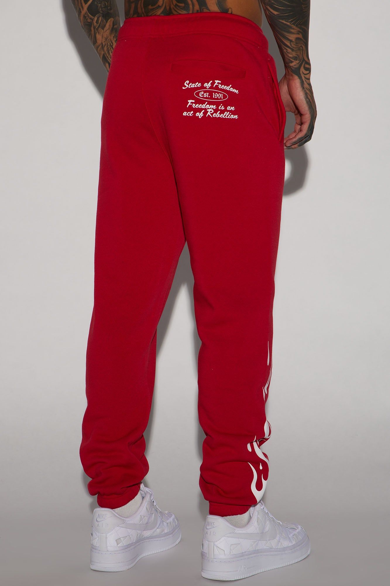 Rebel Club Jogger - Red sold by Fashion Nova product image thumbnail 4