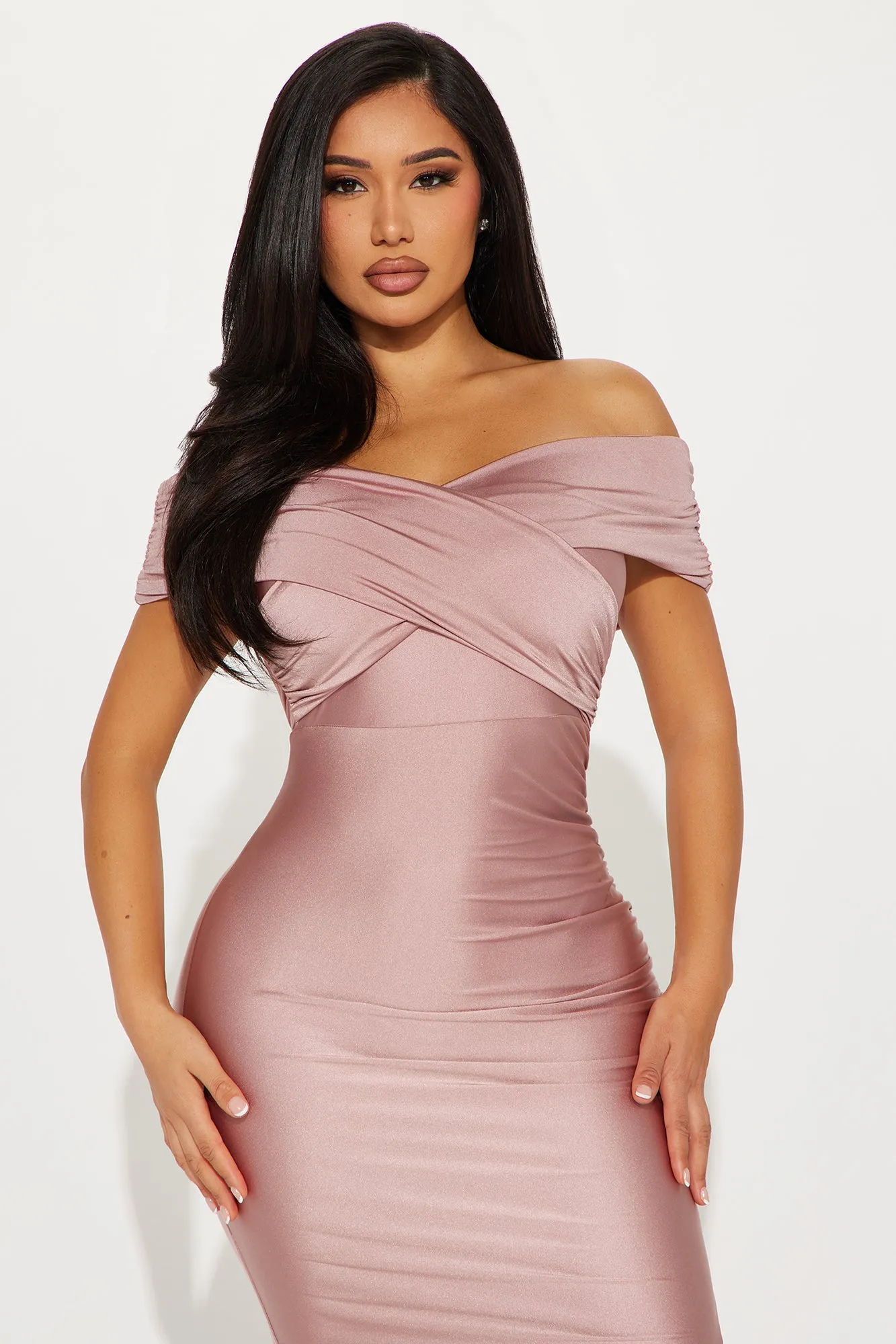 Ignore The Romance Maxi Dress - Mauve sold by Fashion Nova product image thumbnail 2