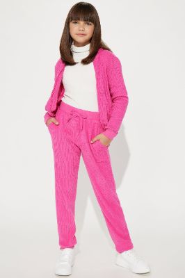 Mini Waffle Jogger - Fuchsia sold by Fashion Nova