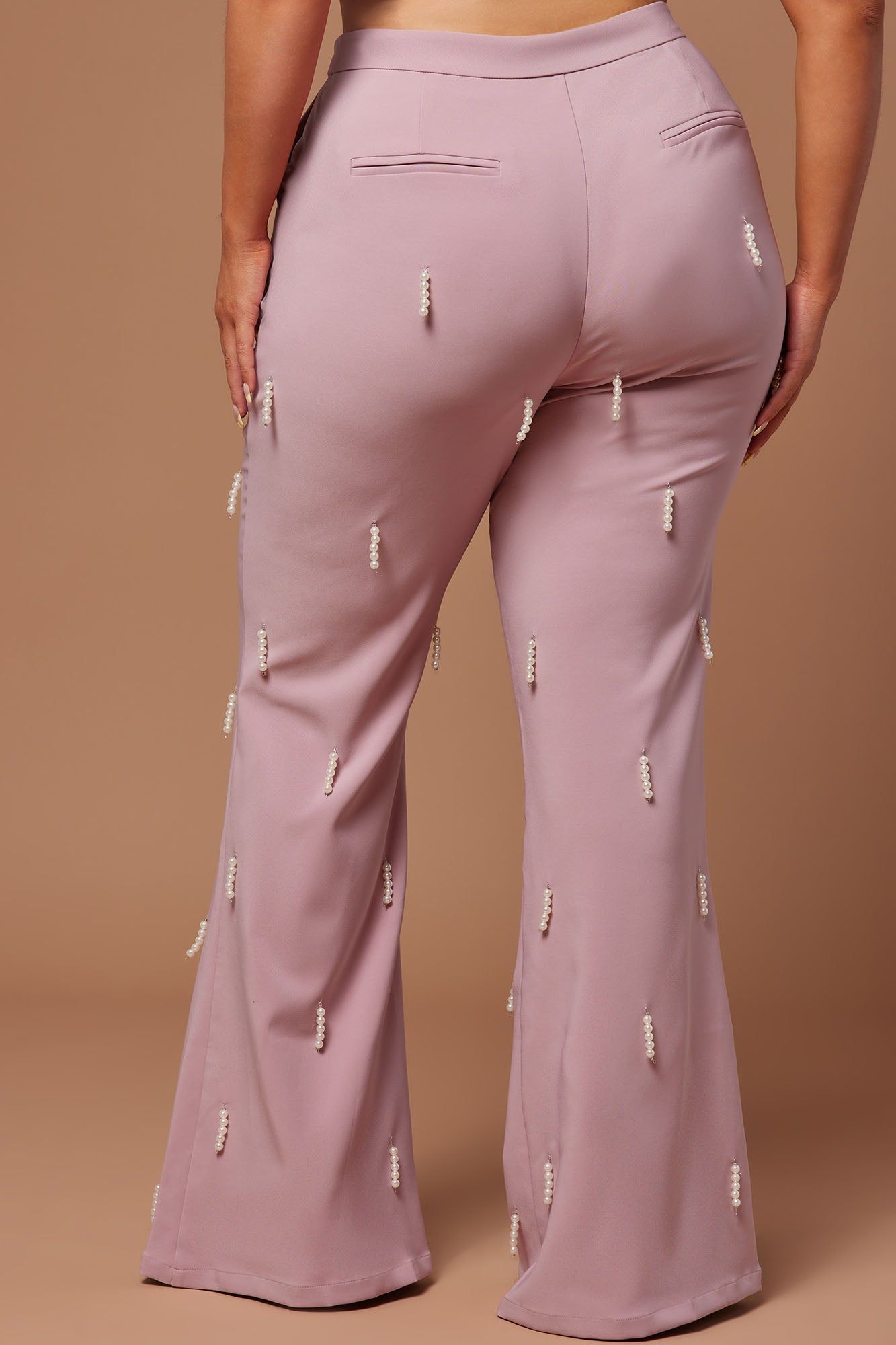 Bella Embellished Pant - Mauve sold by Fashion Nova product image thumbnail 4