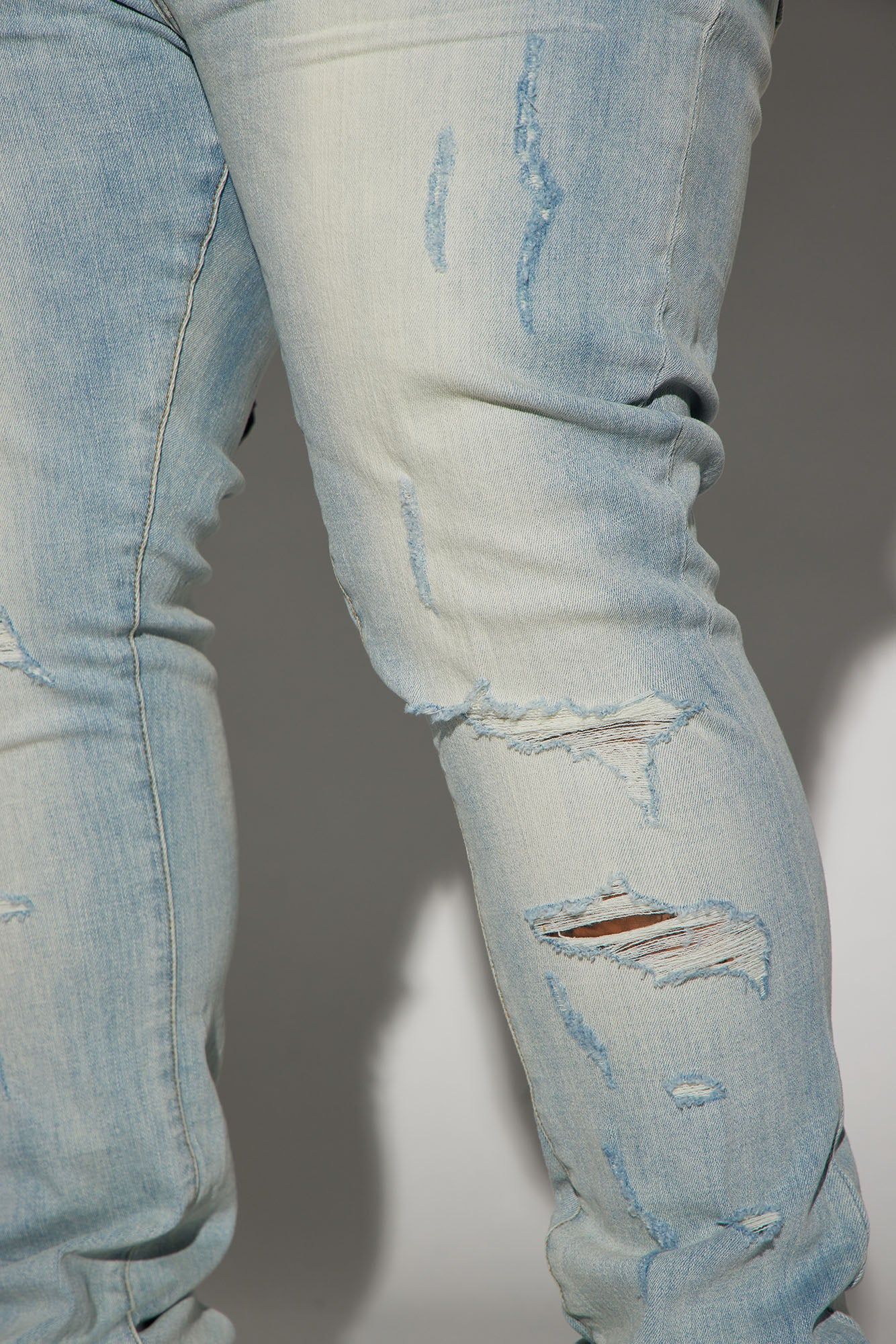 Get It Right Stacked Skinny Flare Jeans - Light Wash sold by Fashion Nova product image thumbnail 7