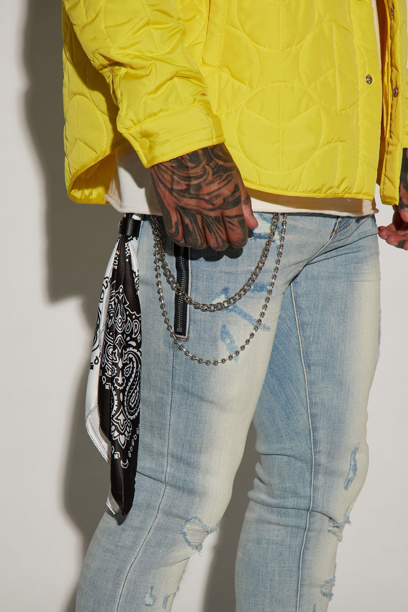 Get It Right Stacked Skinny Flare Jeans - Light Wash sold by Fashion Nova product image thumbnail 4