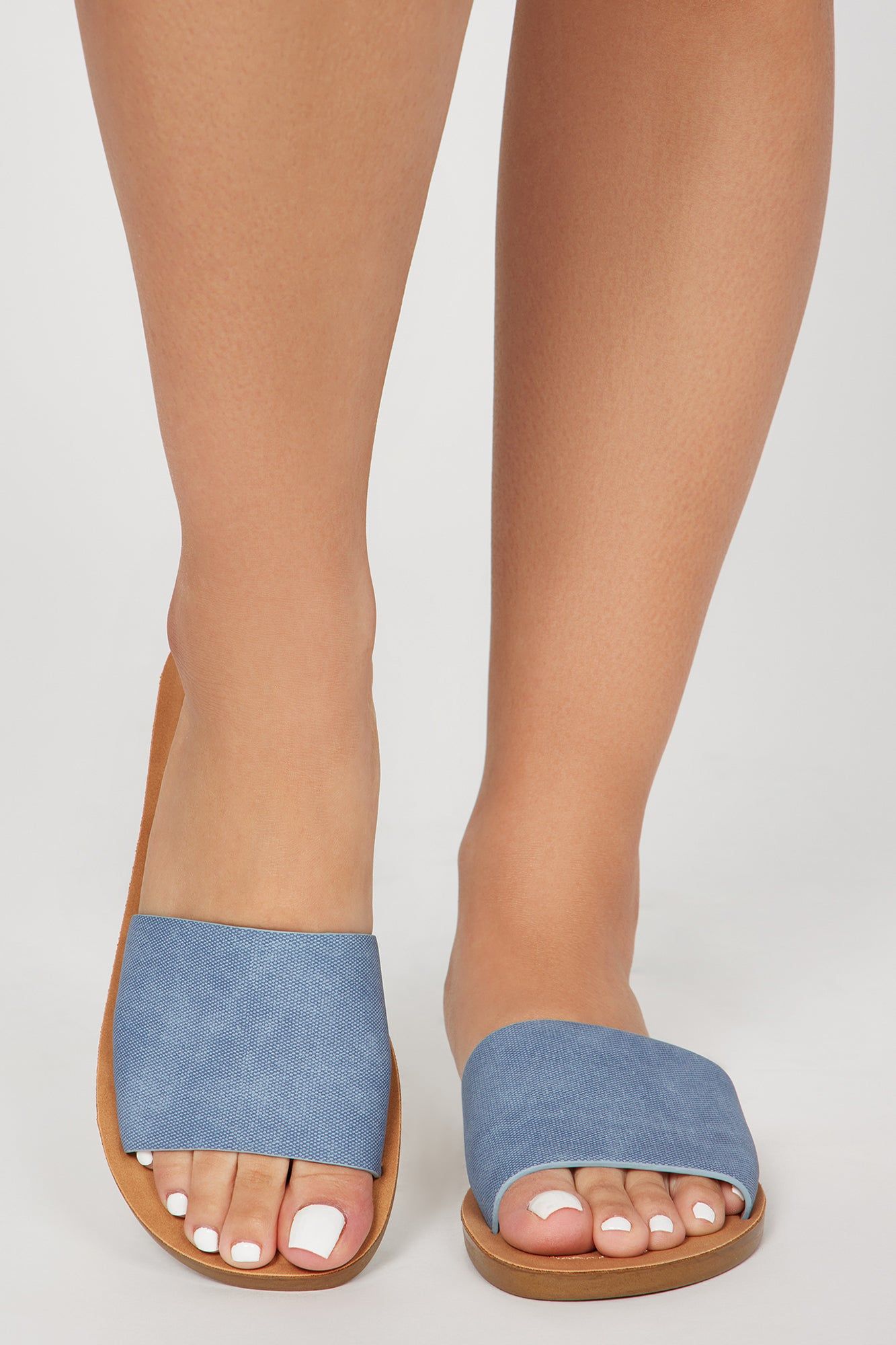 Janie Flat Sandals - Denim sold by Fashion Nova product image thumbnail 2