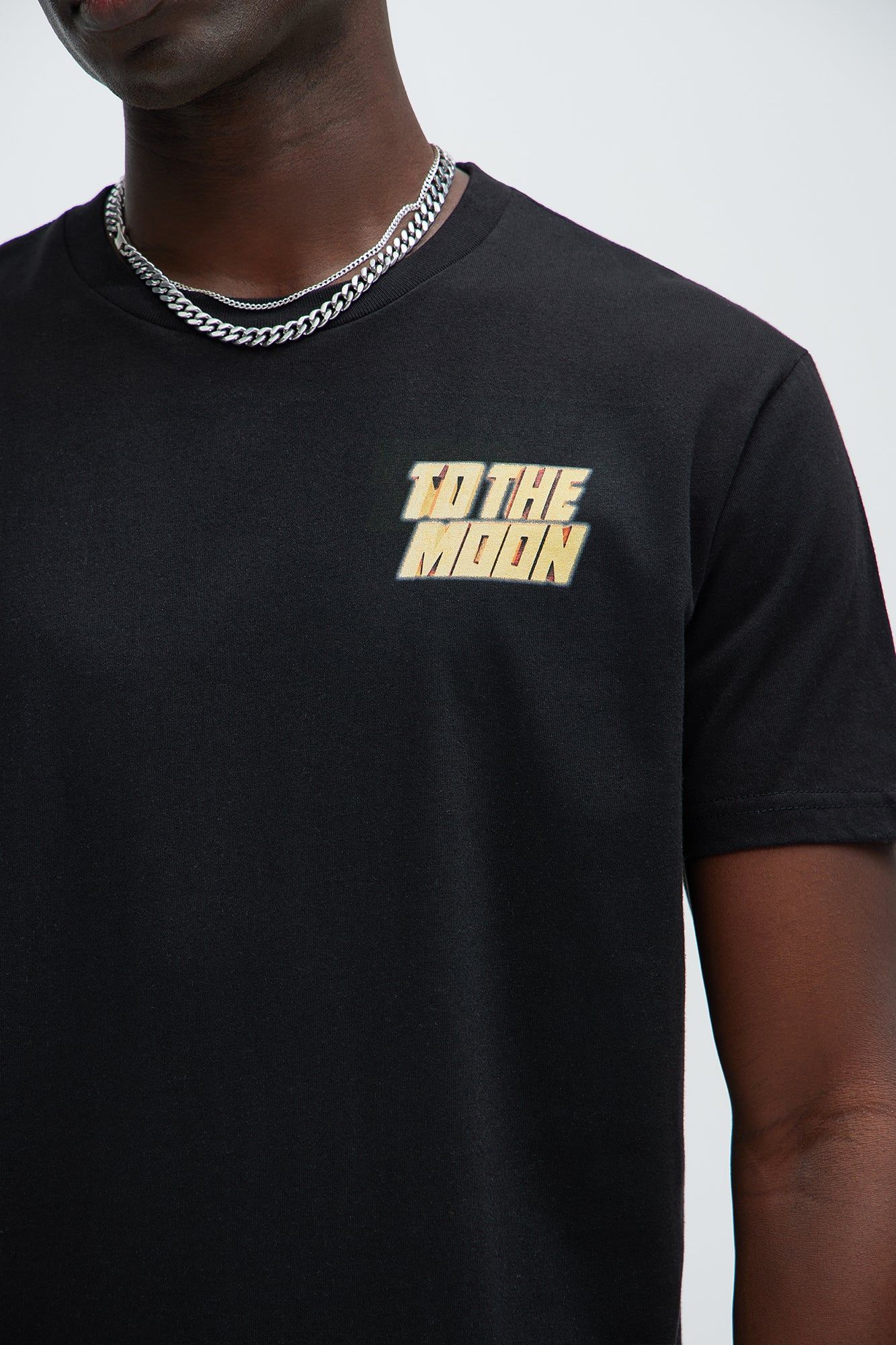 To The Moon Short Sleeve Tee - Black sold by Fashion Nova product image thumbnail 3