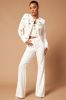 Caroline Embellished Blazer Set - White sold by Fashion Nova