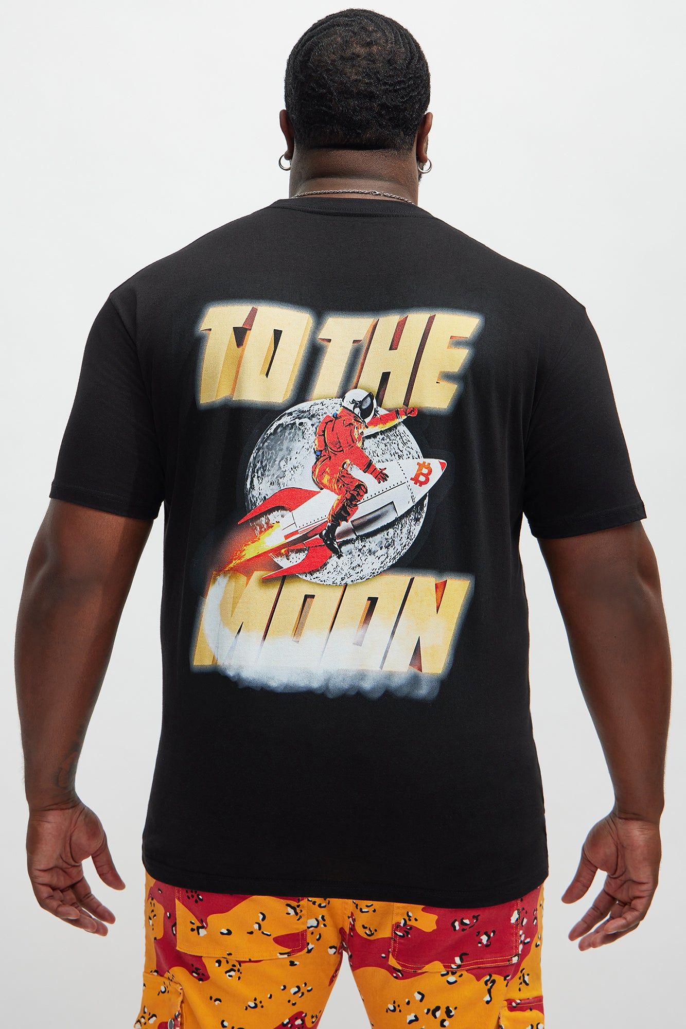 To The Moon Short Sleeve Tee - Black sold by Fashion Nova product image thumbnail 5