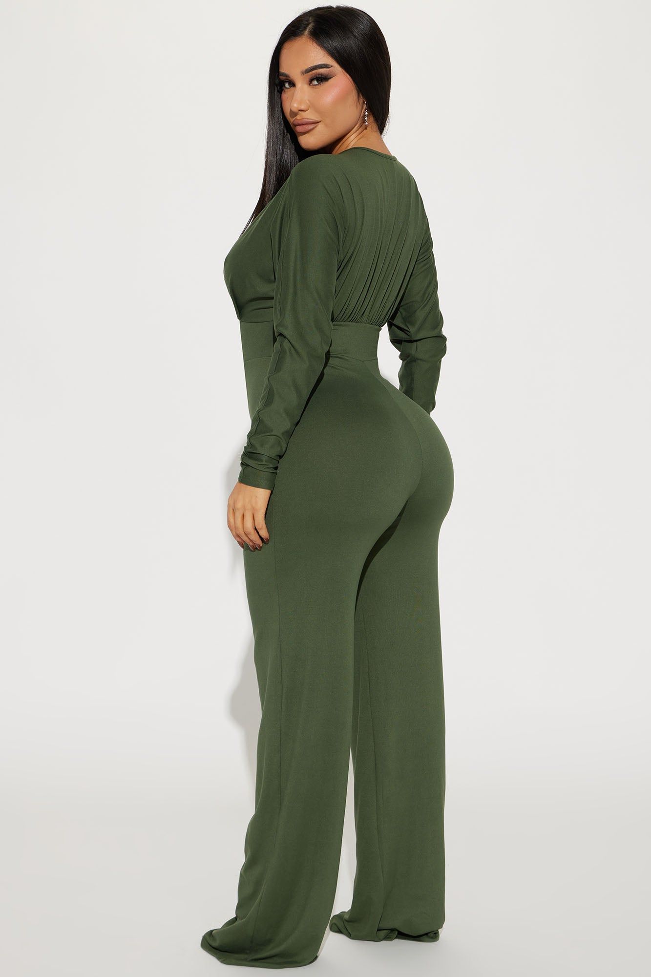 Bail Me Out Jumpsuit - Olive sold by Fashion Nova product image thumbnail 3