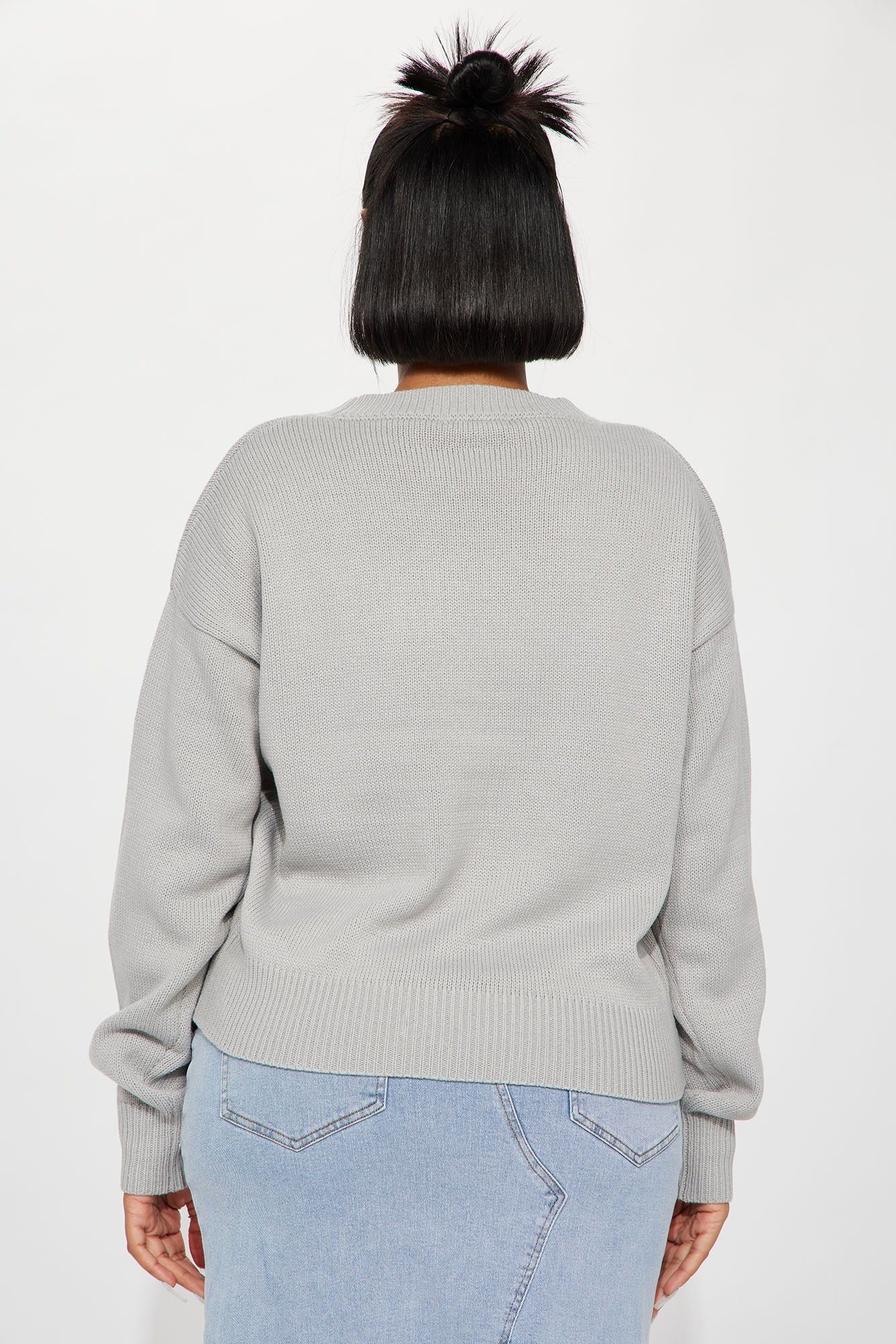 New York Vibe Sweater - Grey/combo sold by Fashion Nova product image thumbnail 3