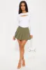 Eli Cut Out Long Sleeve Bodysuit - White sold by Fashion Nova