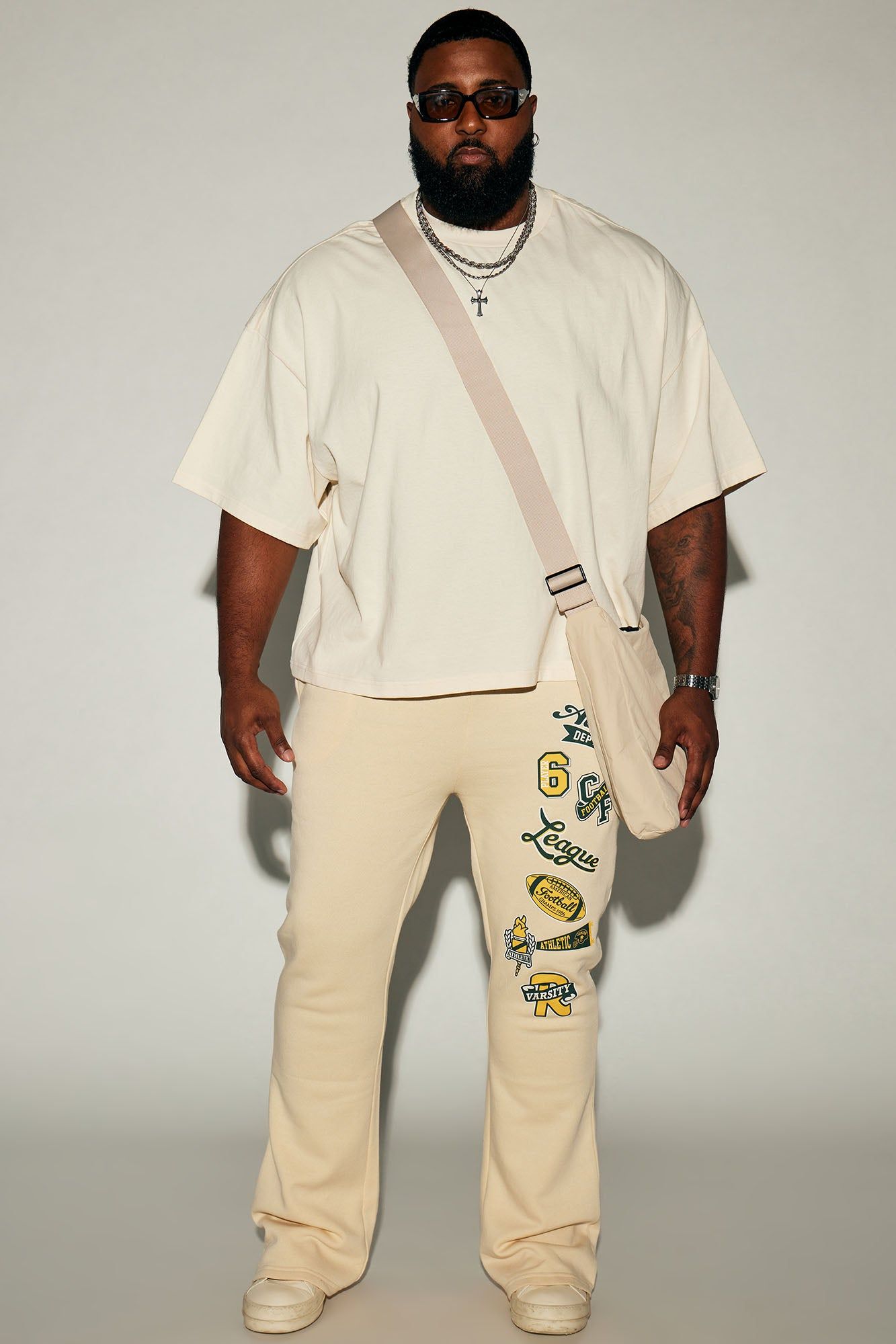 Boxy Cropped Heavyweight Short Sleeve Tee - Cream sold by Fashion Nova product image thumbnail 5