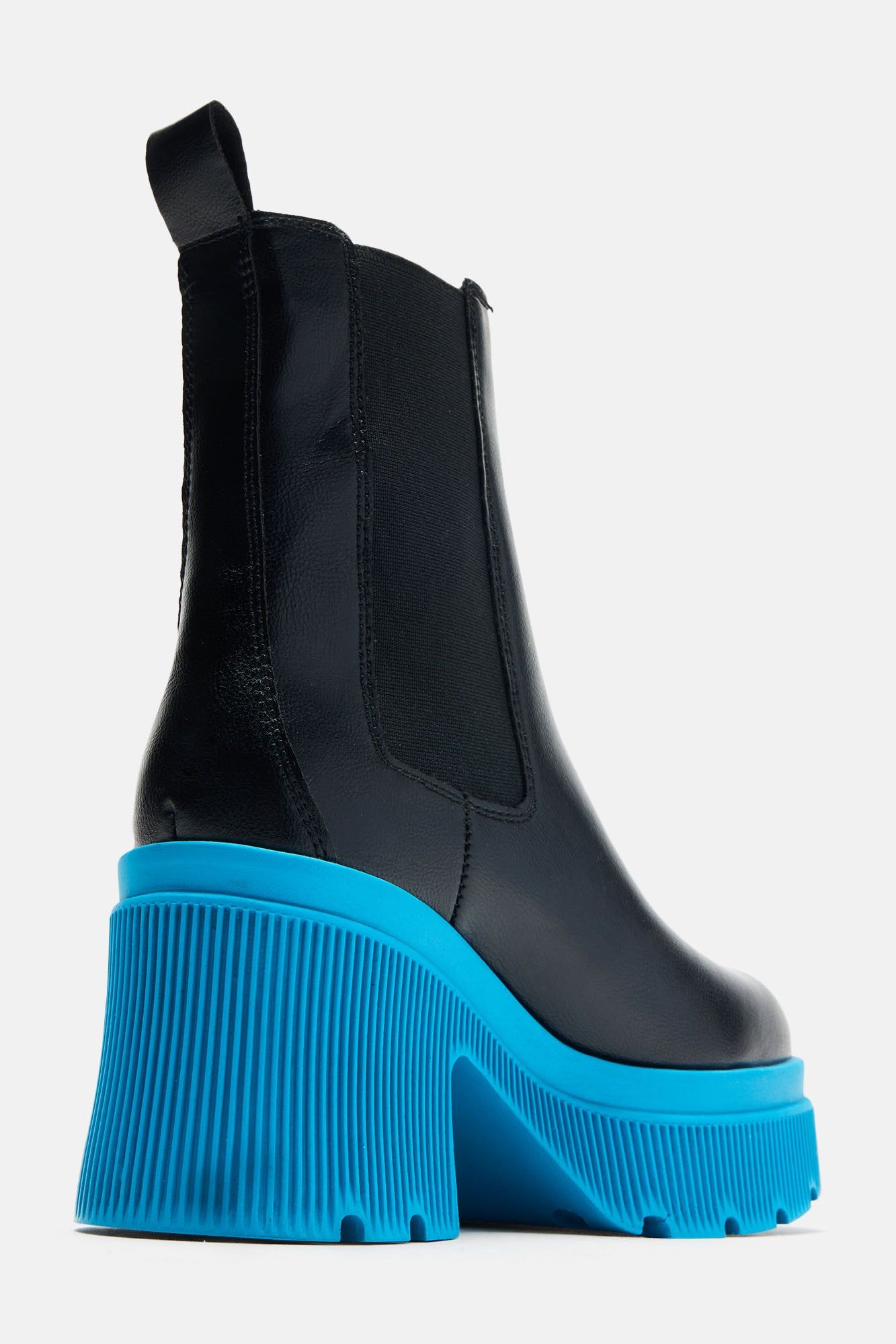 Erika Platform Booties - Black/Blue sold by Fashion Nova product image thumbnail 3