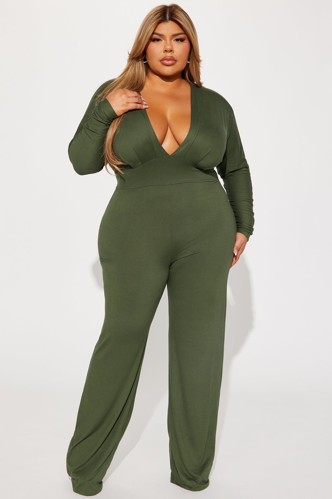 Bail Me Out Jumpsuit - Olive sold by Fashion Nova product image thumbnail 4