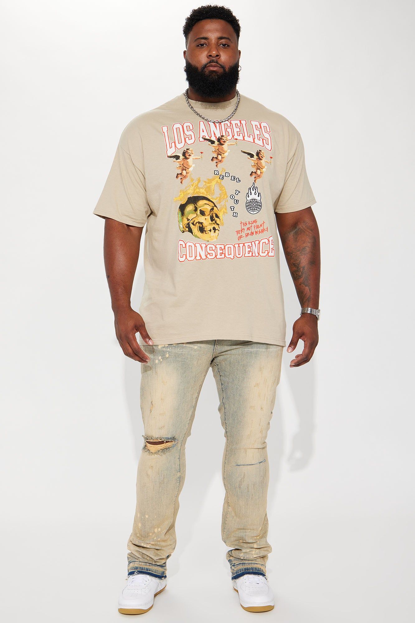 Walk With It Stacked Skinny Flare Jeans - Medium Wash sold by Fashion Nova product image thumbnail 6