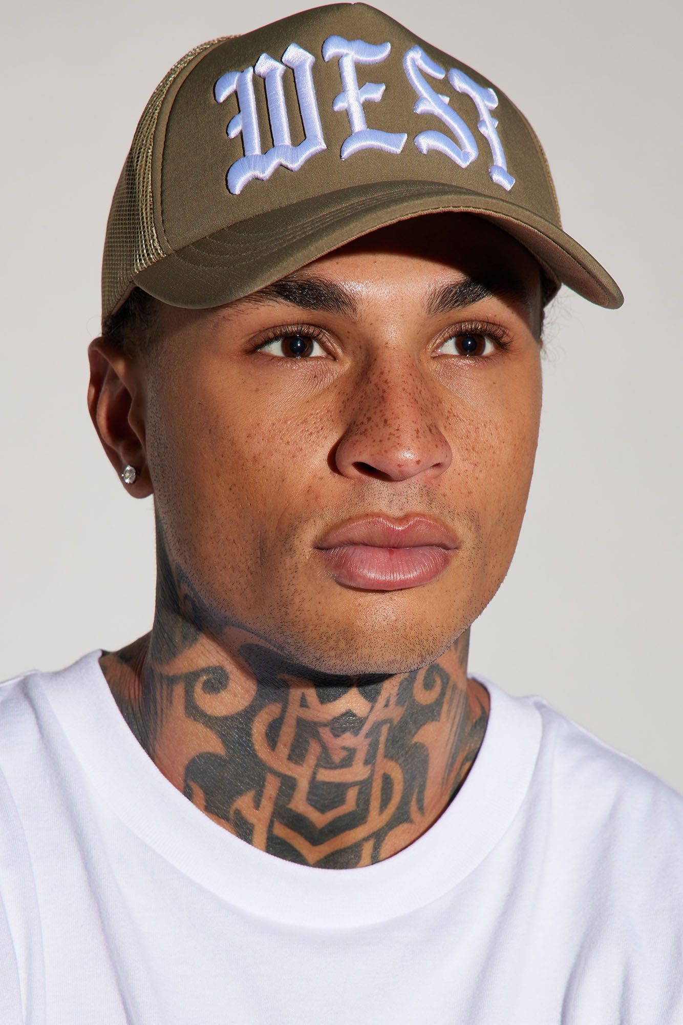 West Side Trucker Hat - Tan sold by Fashion Nova