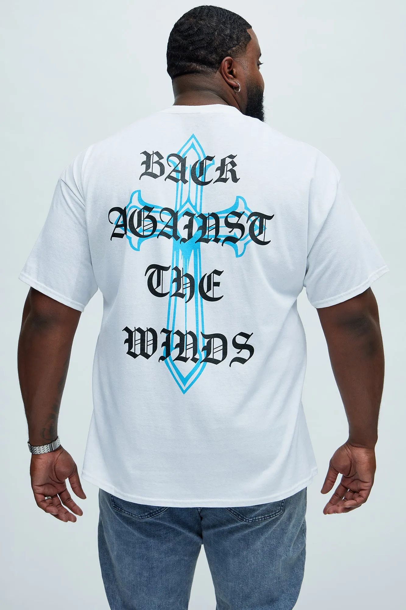 Forward Motions Short Sleeve Tee - White sold by Fashion Nova product image thumbnail 5